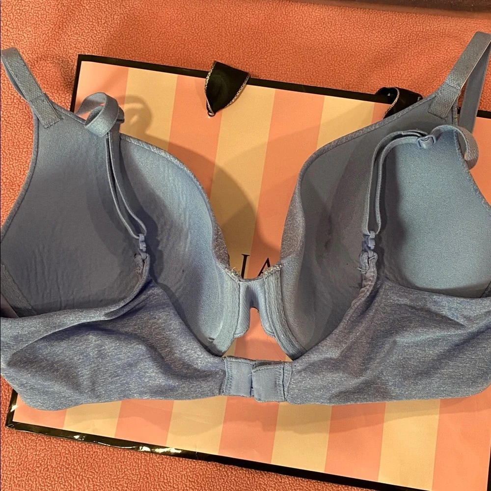 Victoria Secret Uplift Semi Demi Bra 34C Blue